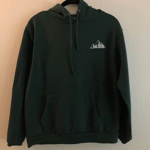 Green ski sweatshirt